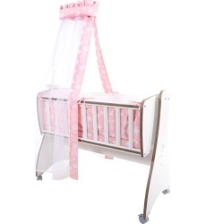 Set for Swing Bed Lorelli First Dreams, Pink Stars