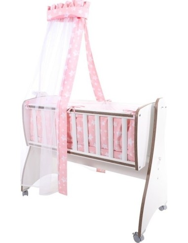 Set for Swing Bed Lorelli First Dreams, Pink Stars