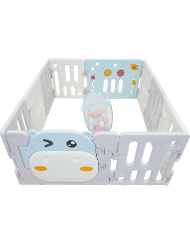 Hippo Modular Playpen Blue