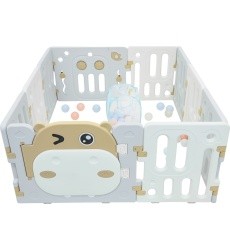 Hippo Modular Playpen Brown