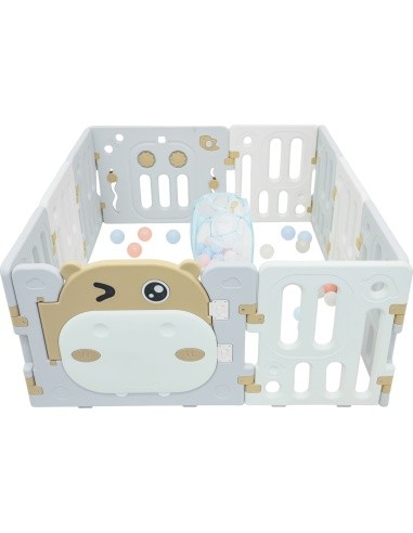 Hippo Modular Playpen Brown