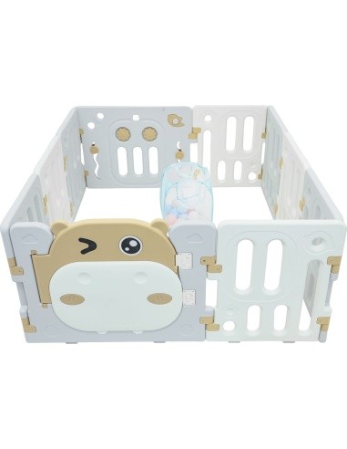 Hippo Modular Playpen Brown