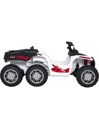 Elektrinis keturratis Quad Sport TX ATV, baltas