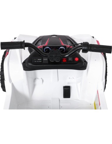 Elektrinis keturratis Quad Sport TX ATV, baltas