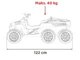 Keturratis sportas TX ATV Raudona