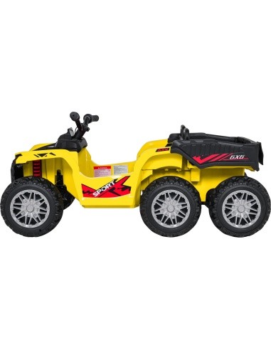 Keturratis Quad Sport TX ATV, geltonas