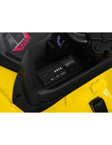 Keturratis Quad Sport TX ATV, geltonas