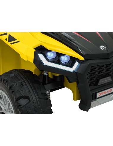 Keturratis Quad Sport TX ATV, geltonas