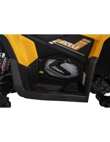 Quad Fast Wheel Vehicle Yellow