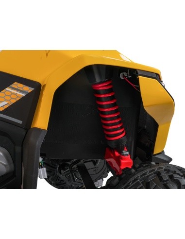 Quad Fast Wheel Vehicle Yellow