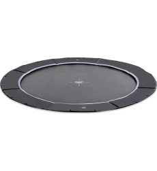 EXIT Dynamic ground level sports trampoline ø366cm - black
