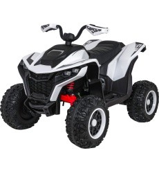 Quad Fast Wheel Vehicle White