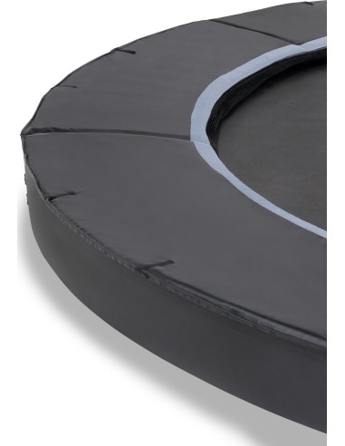 EXIT Dynamic ground level sports trampoline ø366cm - black