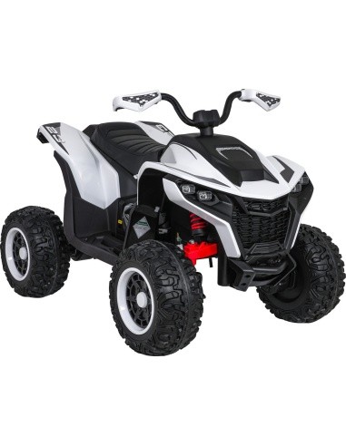 Quad Fast Wheel Vehicle White
