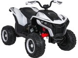 Quad Fast Wheel Vehicle White