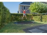 EXIT Dynamic ground level sports trampoline ø366cm - black