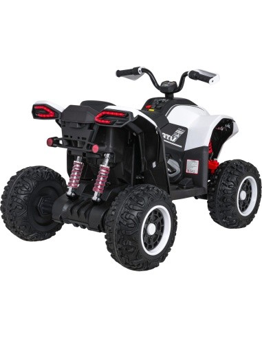 Quad Fast Wheel Vehicle White