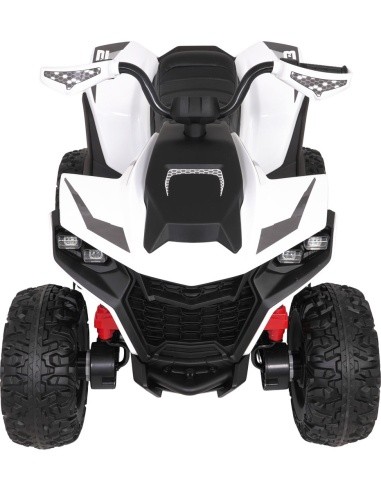 Quad Fast Wheel Vehicle White