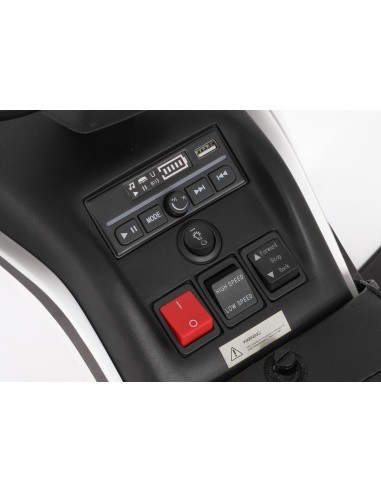 Quad Fast Wheel Vehicle White