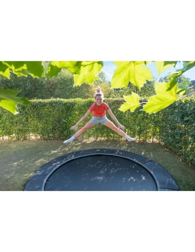 EXIT Dynamic įleidžiamas sportinis batutas ø366cm – juodas
