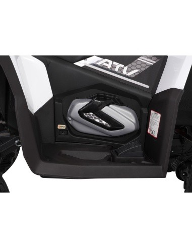 Quad Fast Wheel Vehicle White