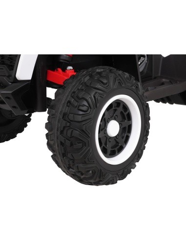 Quad Fast Wheel Vehicle White