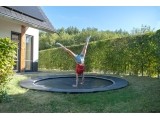 EXIT Dynamic įleidžiamas sportinis batutas ø366cm – juodas