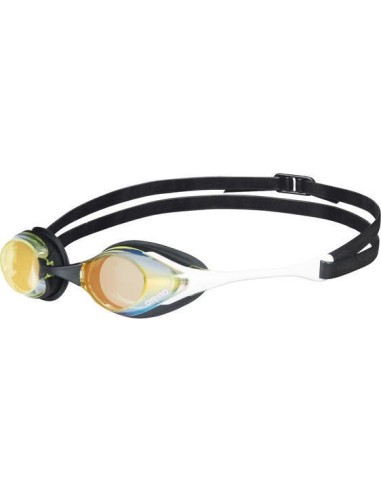 Mirror Swimming Goggles Arena Cobra Swipe, Yellow-White