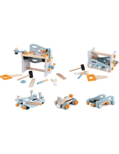 Wooden workshop EcoToys 2in1