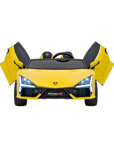 Elektromobilis Lamborghini Revuelto XL STRONG, geltonas
