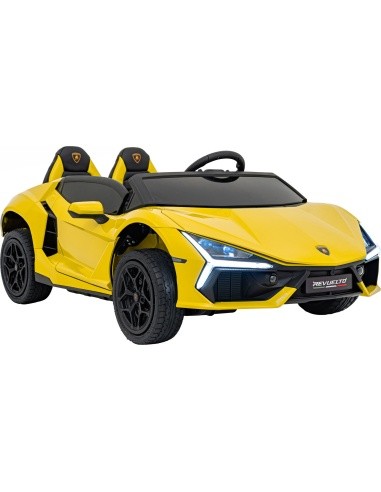 Elektromobilis Lamborghini Revuelto XL STRONG, geltonas