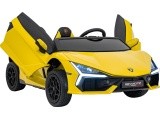 Elektromobilis Lamborghini Revuelto XL STRONG, geltonas