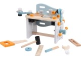 Meistro stalas Ecotoys 2in1 medinis