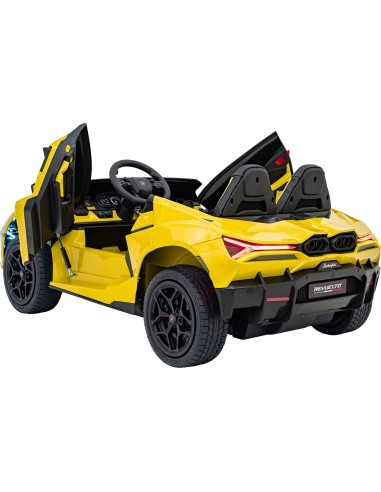 Elektromobilis Lamborghini Revuelto XL STRONG, geltonas