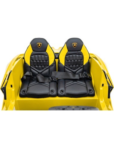 Elektromobilis Lamborghini Revuelto XL STRONG, geltonas