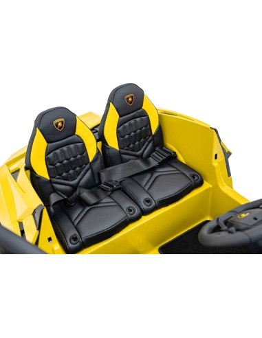 Elektromobilis Lamborghini Revuelto XL STRONG, geltonas
