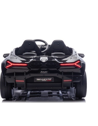 Elektromobilis Lamborghini Revuelto XL, juodas