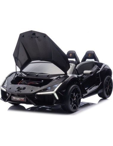 Elektromobilis Lamborghini Revuelto XL, juodas