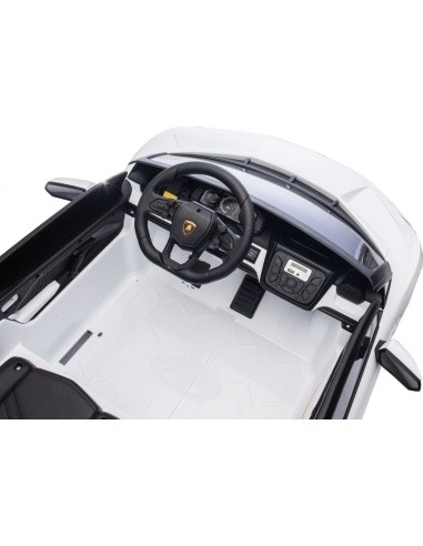 Elektromobilis Lamborghini Revuelto XL, baltas