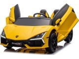 Elektromobilis Lamborghini Revuelto XL, geltonas