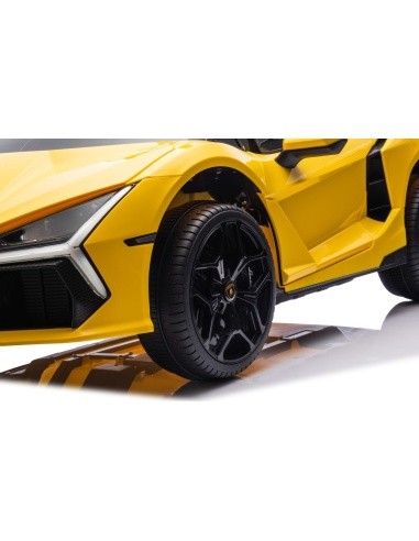 Elektromobilis Lamborghini Revuelto XL, geltonas