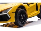 Elektromobilis Lamborghini Revuelto XL, geltonas