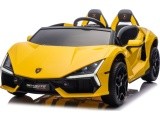 Elektromobilis Lamborghini Revuelto XL, geltonas