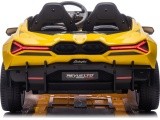 Elektromobilis Lamborghini Revuelto XL, geltonas