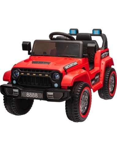 Elektromobilis MOUNTAIN Off Road, raudonas