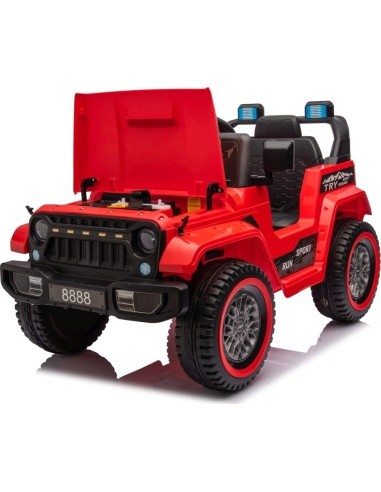 Elektromobilis MOUNTAIN Off Road, raudonas