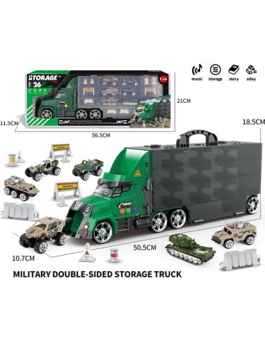 Truck set with launcher + cars and accessories
