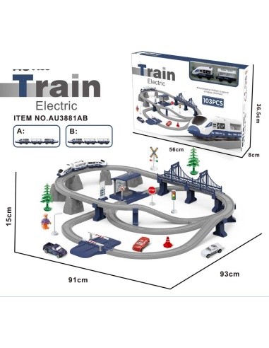 Train station + accessories 103 pcs.