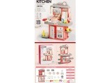 Kitchen Kitchenette with Sound Function 28 pcs. Pink