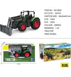 Green Tractor with Dozer